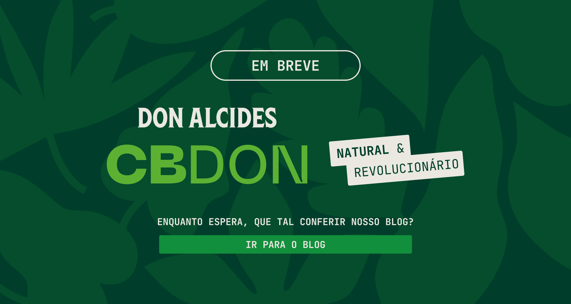 Don Alcides CBDon - Em Breve